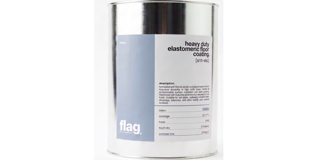 Flag Formulations - Heavy Duty Elastomeric Floor Coating (5L)