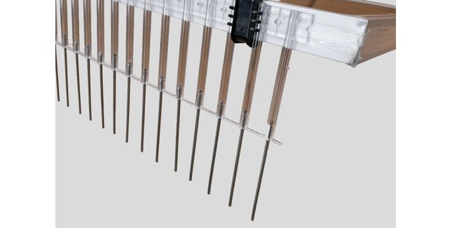SolarFix Free Falling Solar Spikes 50cm - 80mm to 160mm - Clear Base