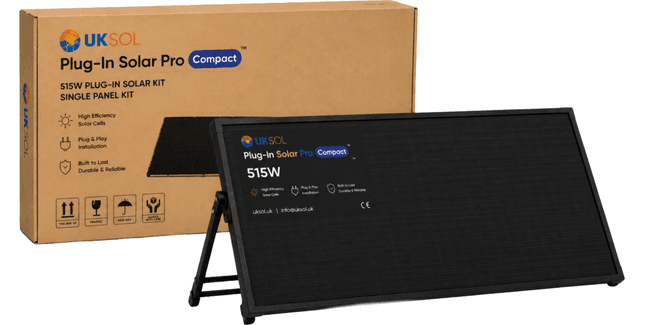 UKSOL Plug-In Solar Pro Compact Kit (with 800W Micro-Inverter) – Hybrid Adjustable Mount