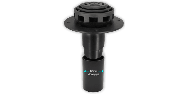 Spoutlet Single Ply Rainwater Outlet