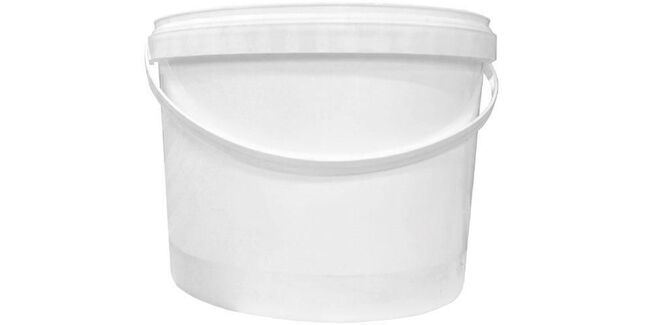 Cromar White Plastic Mixing Tub - 10 litres (no lids required)