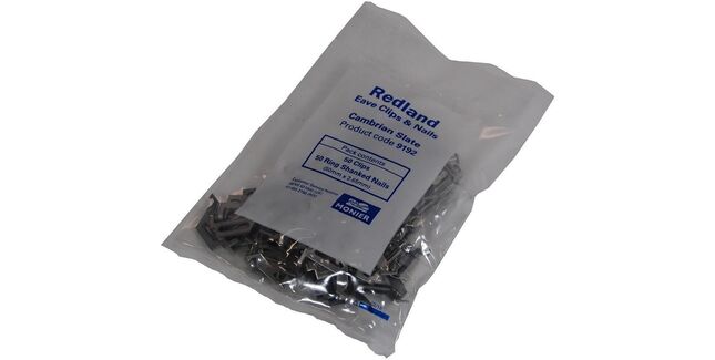 Redland Cambrian Eaves Clip & Nail (Pack of 50 Clips & 50 Nails)