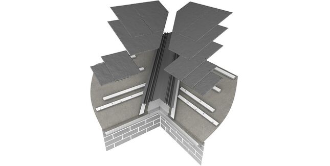 Marley GRP Slate Valley Trough System For Fibre Cement Slates (3m)