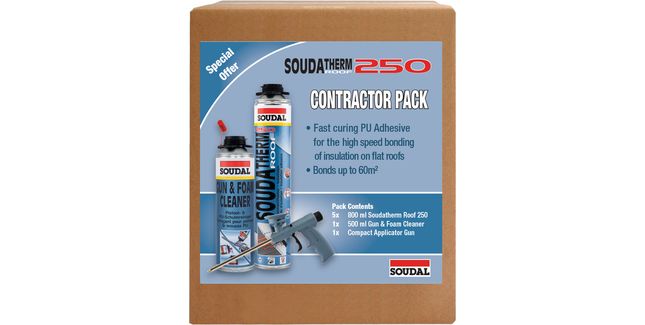 Soudal Soudatherm Roof 250 PU Foam Insulation Adhesive - Contractor Pack (128609)