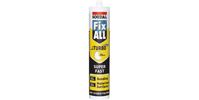 Soudal Fix ALL Turbo Sealant &amp; Adhesive (White) (122236)