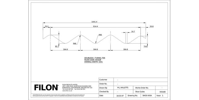 Filon GRP Single Skin Double Six Metric Roofing Sheet (Translucent ...