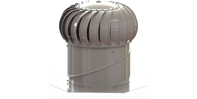 Lomanco Turbine set BIB12 - white