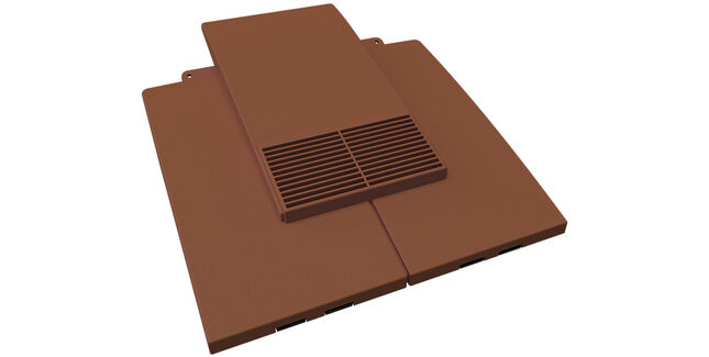 Manthorpe GTV-PT In-Line Plain Tile Vent - Dark Brown