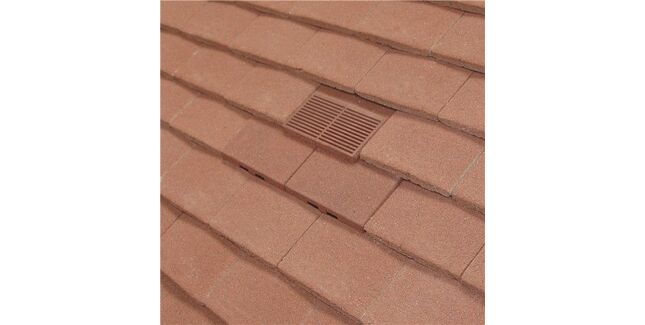 Manthorpe GTV-PT-GRAN Granulated Plain Tile Roof Vent - Old Red (Pack of 6)