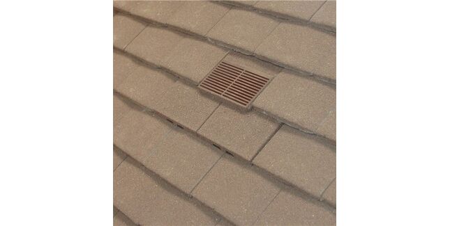 Manthorpe GTV-PT-GRAN Granulated Plain Tile Roof Vent - Light Brown
