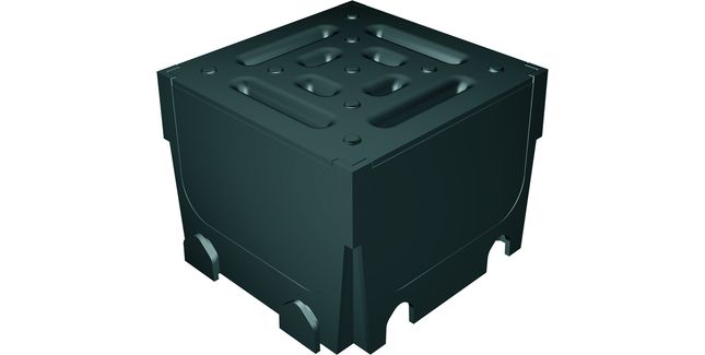 Manthorpe GPD-JU-12 SmartDrain Junction Unit - Pack of 12 (Black)