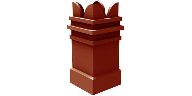 Square Spiked Chimney Pot (670mm)