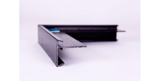 Areco Type 1 GRP Glasstrim Roof Edge External Corner Trim - 200mm x 200mm x 44mm