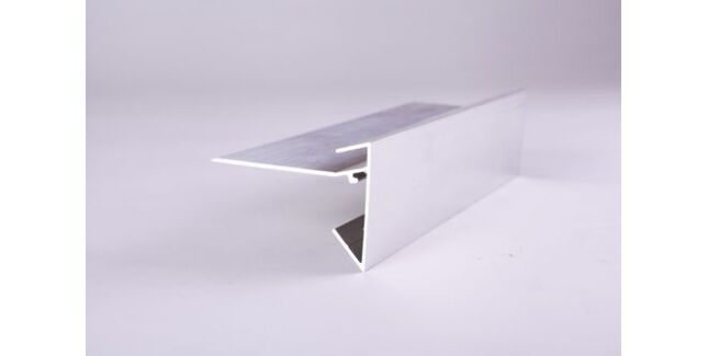 Areco Nutrim Aluminium Felt Roof Edge Trim - 2.5m Length