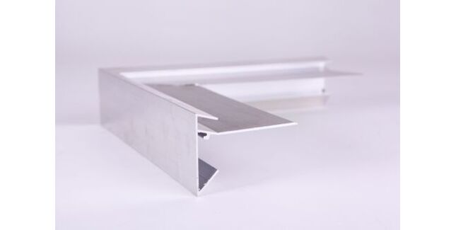 Areco AF1 Aluminium Roof Edge External Corner Trim - 200mm x 200mm x 45mm