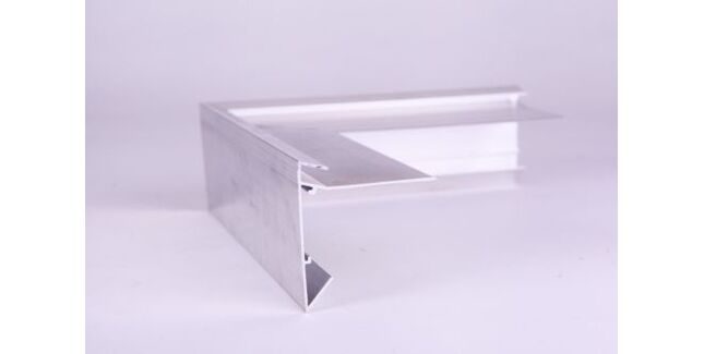 Areco AF2 Aluminium Roof Edge External Corner Trim - 200mm x 200mm x 64mm