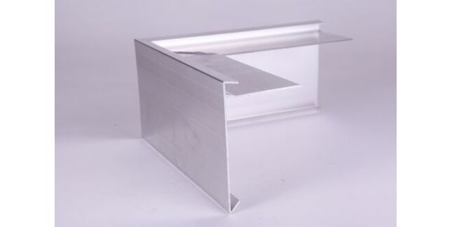 Areco Aluminium AF10 External Angle Roof Edge Trim External Corner - 200mm x 200mm x 100mm