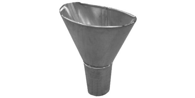 Stainless Gutta Hopper Head - Jane