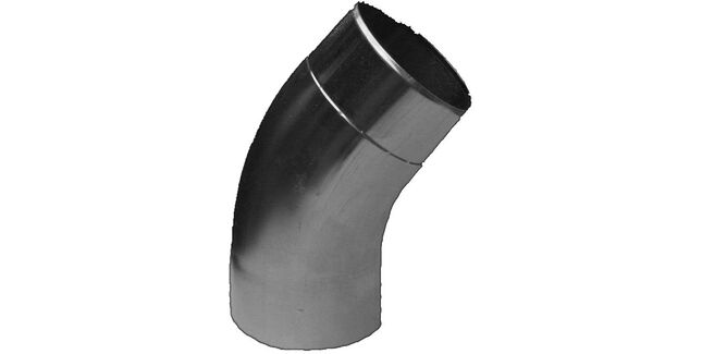 Stainless Gutta 80mm 40º Bend