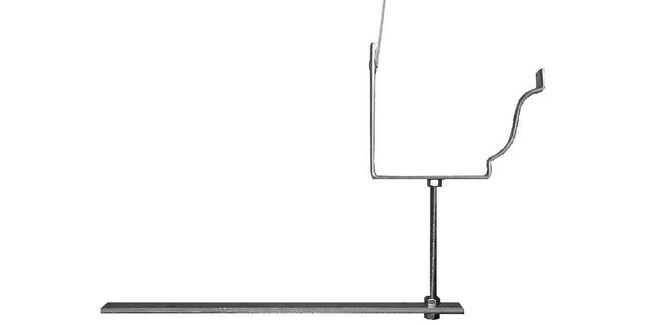 Stainless Gutta Half Round Rise &amp; Fall Bracket