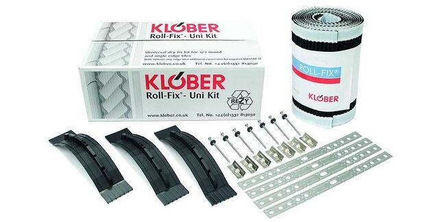 Klober Universal Roll-Fix Concrete Ridge Kit