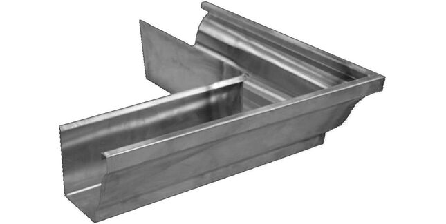 Zinc Gutta Zinc Standard Ogee Corner - 135º External - 127mm x 98mm