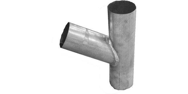 Zinc Gutta Zinc 80 ø Downpipe - Branch
