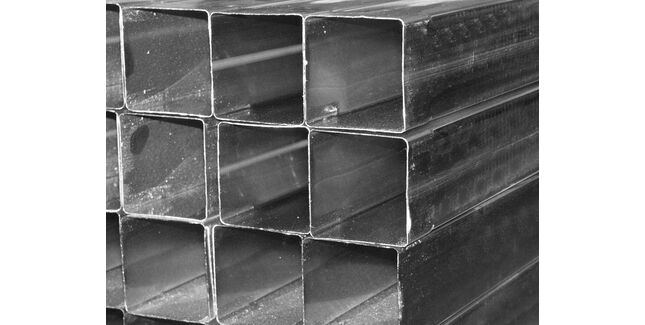 Zinc Gutta Zinc 80x80mm Downpipe - 2400mm Length (with connector)