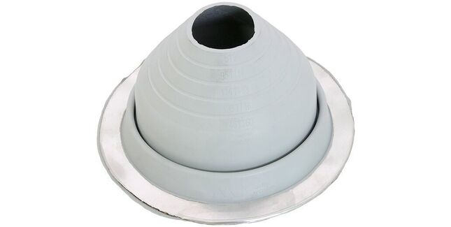 Aztec Master Flash Universal No 4 EPDM Pipe Flashing - Grey (76mm - 158mm)