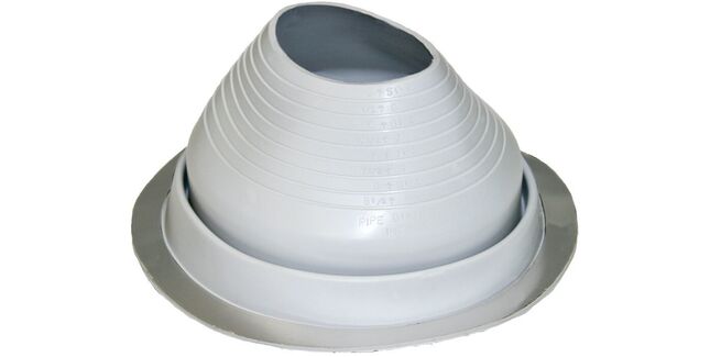 Aztec Master Flash Universal No 6 EPDM Pipe Flashing - Grey (127mm - 228mm)