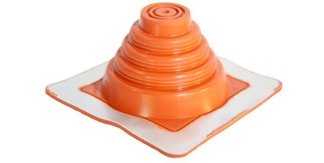 Aztec Master Flash Standard No 1 Silicone Pipe Flashing - Red (0mm - 70mm)