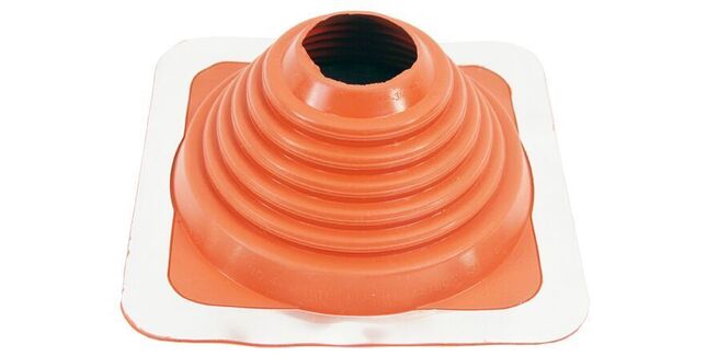 Aztec Master Flash Standard No 4 Silicone Pipe Flashing - Red (70mm - 177mm)