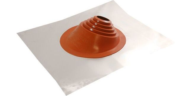 Aztec Master Flash Residential No 1 Silicone Pipe Flashing - Red (69mm - 203mm)