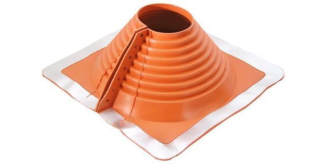 Aztec Master Flash Retrofit No 2 Silicone Pipe Flashing - Red (101-235mm)