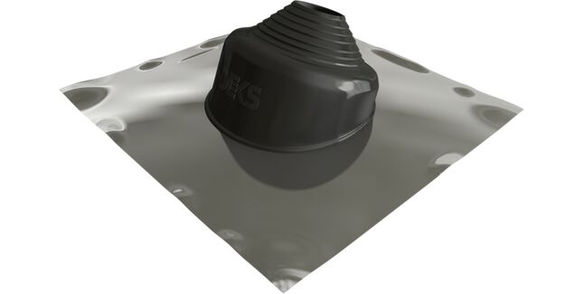 Seldek Aluminium Pitched Roof Flashing - Black EPDM (150 - 280mm)