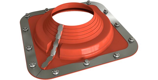 Dektite Combo & Retrofit Roof Pipe Flashing - Red Silicone (175 - 330mm)
