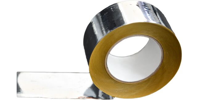 Novia Metallised BOPP Vapour Control Tape - 60mm x 50m