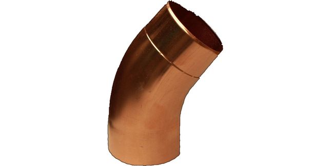 Coppa Gutta Copper 100 ø 40º Bend