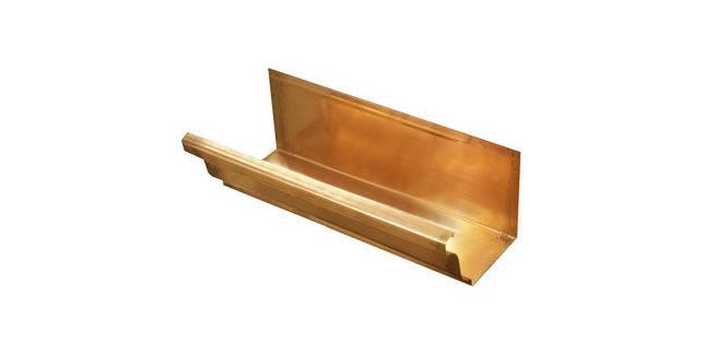 Coppa Gutta Copper Large Ogee Gutter - 2400mm Length