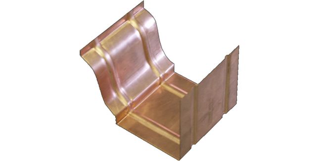 Coppa Gutta Copper Large Ogee Gutter - Joint - 152mm x 130mm