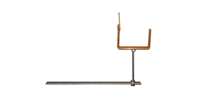 Coppa Gutta Copper Standard Box Bracket - Rise &amp; Fall - 90mm x 65mm