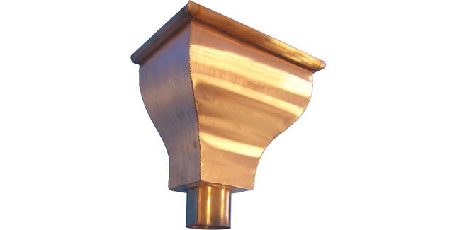 Coppa Gutta Hopper Head - Catherine in Copper - 210mm x 240mm x 170mm