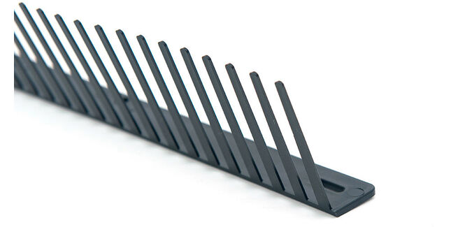 Timloc Eaves Comb Filler For Profiled Roof Tiles (1m) - Black (Pack of 50)