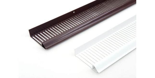 Timloc 1138 Type C Soffit Vent Strip With 25mm Opening - 2.4m (Pack of 10)