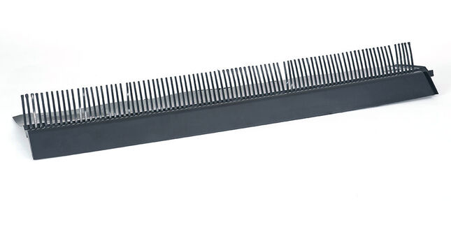 Timloc Over Fascia Eaves Ventilation System With Eaves Comb (900mm) - Black (Pack of 10)