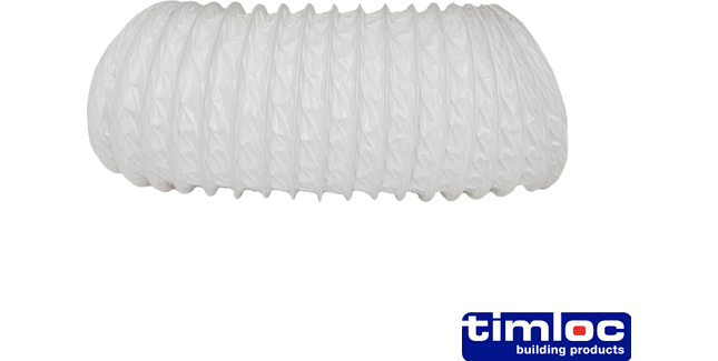 Timloc Universal Slate Ventilator Flexible PVC Pipe Only (500mm)