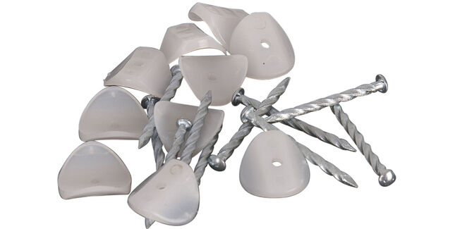 Corolux Miniature Profile PVC Roofing Sheet Fixings (Pack of 10)