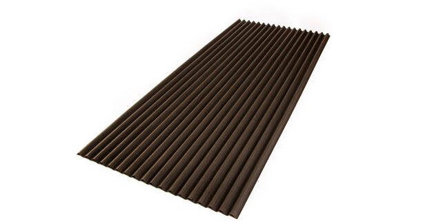 Onduline Mini Profile Corrugated Bitumen Roofing Sheet (Black) 2000mm x 866mm x 2.6mm only £11.85