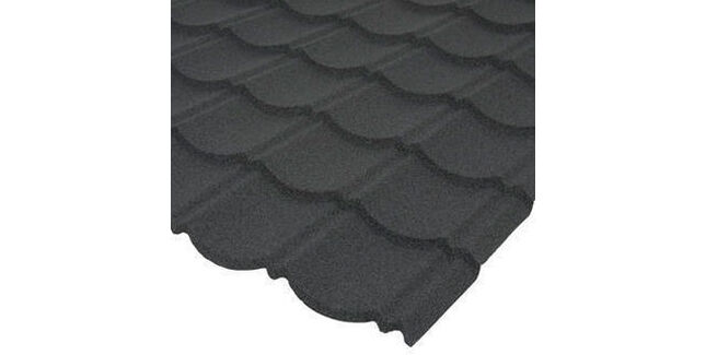 Corotile Lightweight Metal Roofing Sheet (Charcoal Grey) - 1140mm x 860mm