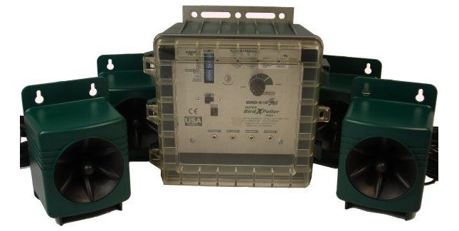 Super BirdXPeller Pro 4-Channel Bird Scarer System (Version 1)